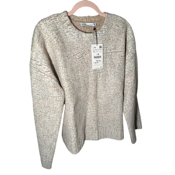 ZARA coolest sweater ever! Size Large (NWT) - Picture 2 of 12